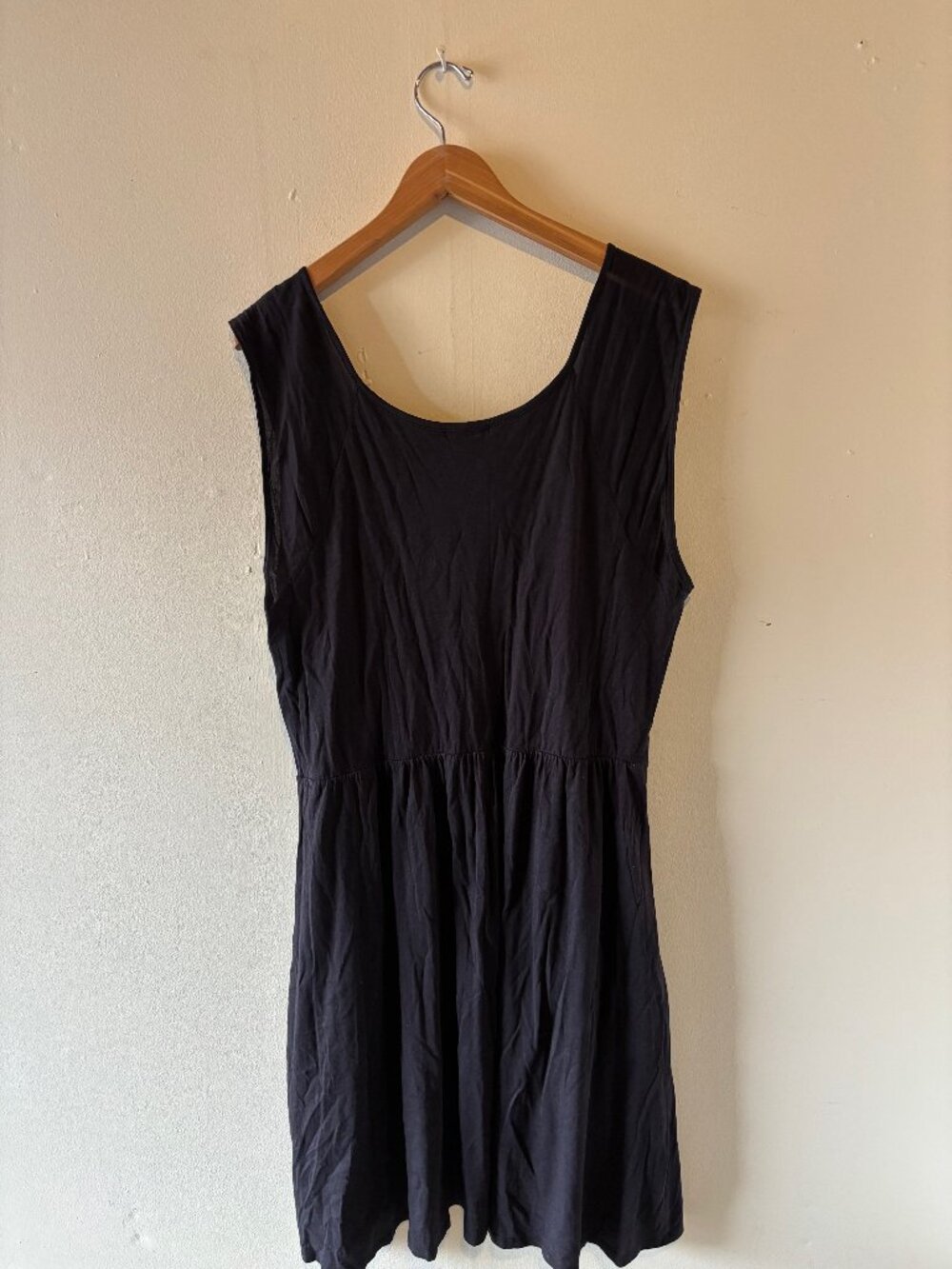 Garnet Hill Lined Black Dress